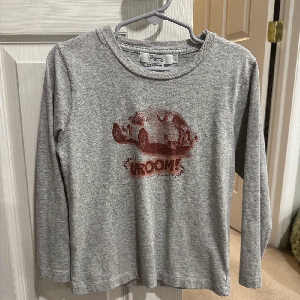 Bonpoint Vroom Long Sleeve Shirt
